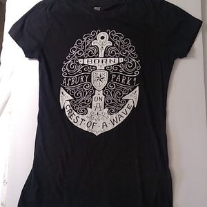 Born On A Crest Of A Wave Ashbury Park  NJ Graphic Print T-Shirt